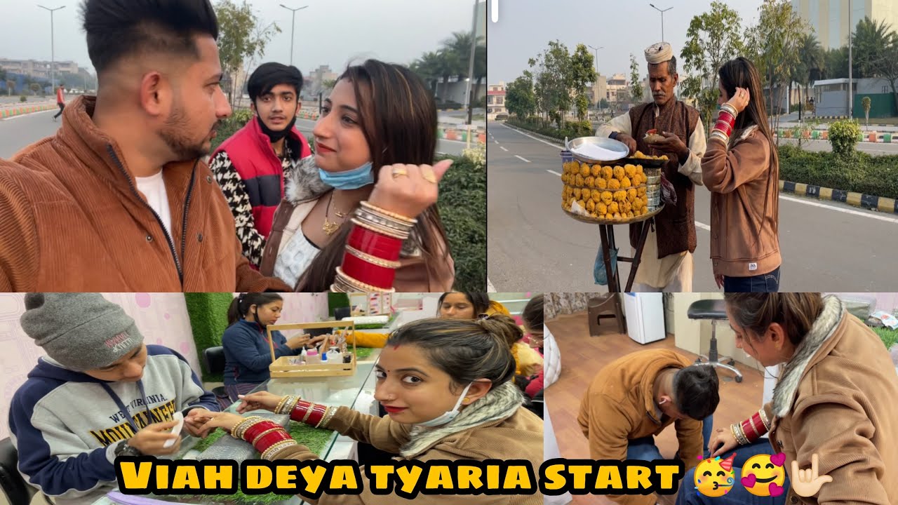 Viah Deya Tyaria Start 🤩🥰 || Funny Vlog 😂 || Angel’s Shivam 🧿❤️
