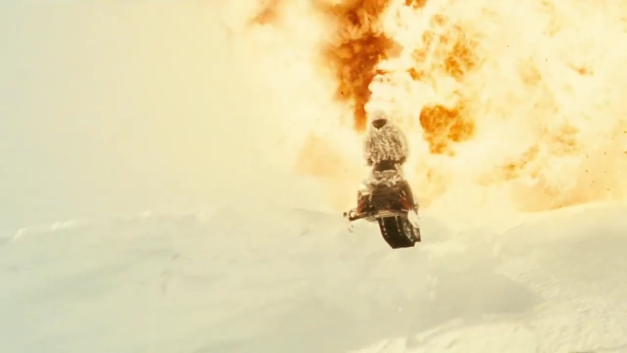Snowmobile escape from weaponized drones | Babylon A.D (2008) Movie Scene