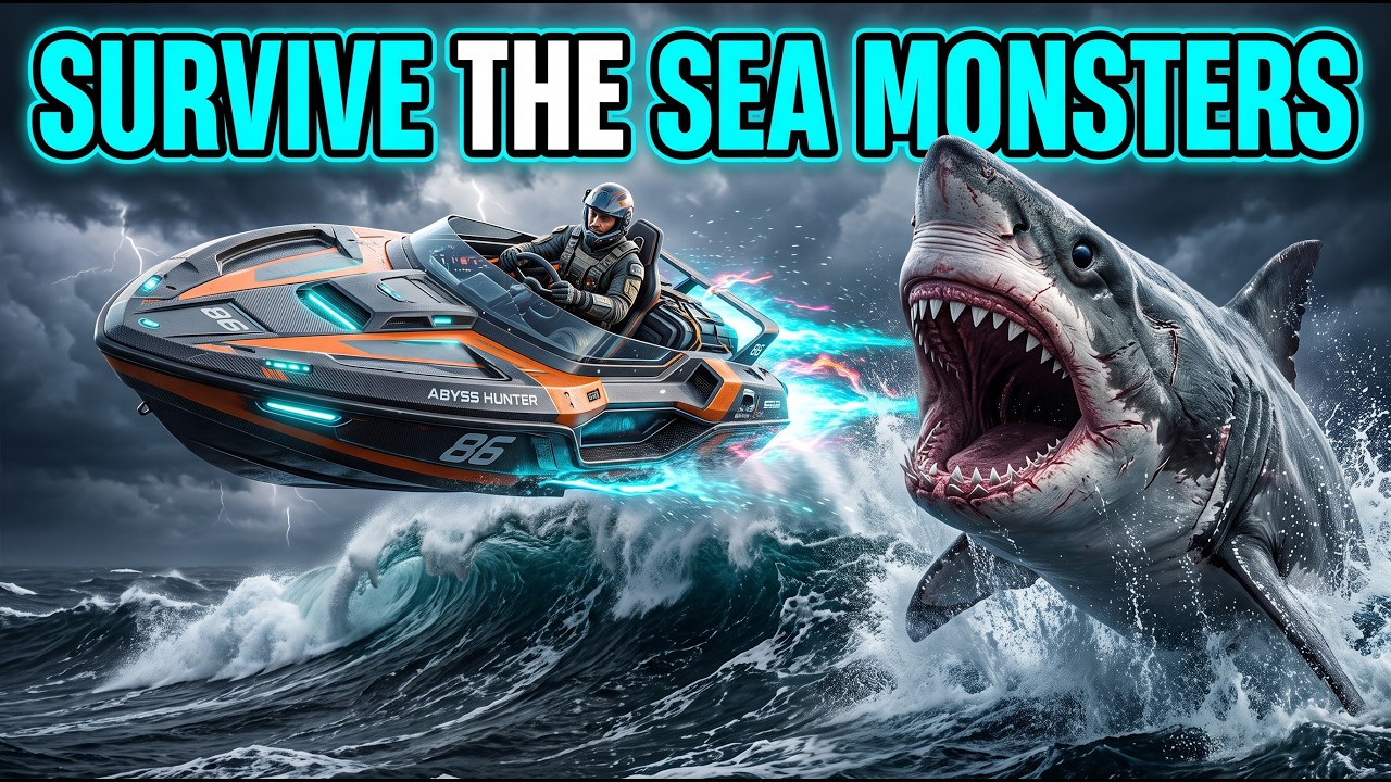 8 Fantasy Speed Boats vs The World's Deadliest Sea Monsters