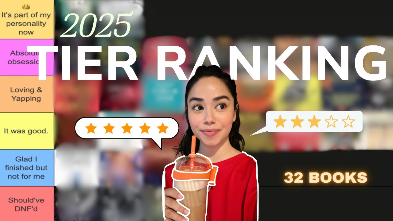 Tier ranking my 2025 books 🌟 | Let's yap