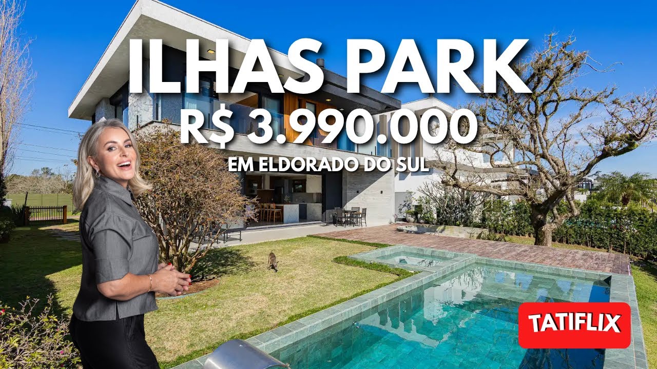 CASA NO ILHAS PARK - 4 SUITES, 4 VAGAS E MOBILIADA EM ELDORADO! ESTUDA-SE DAÇÃO.