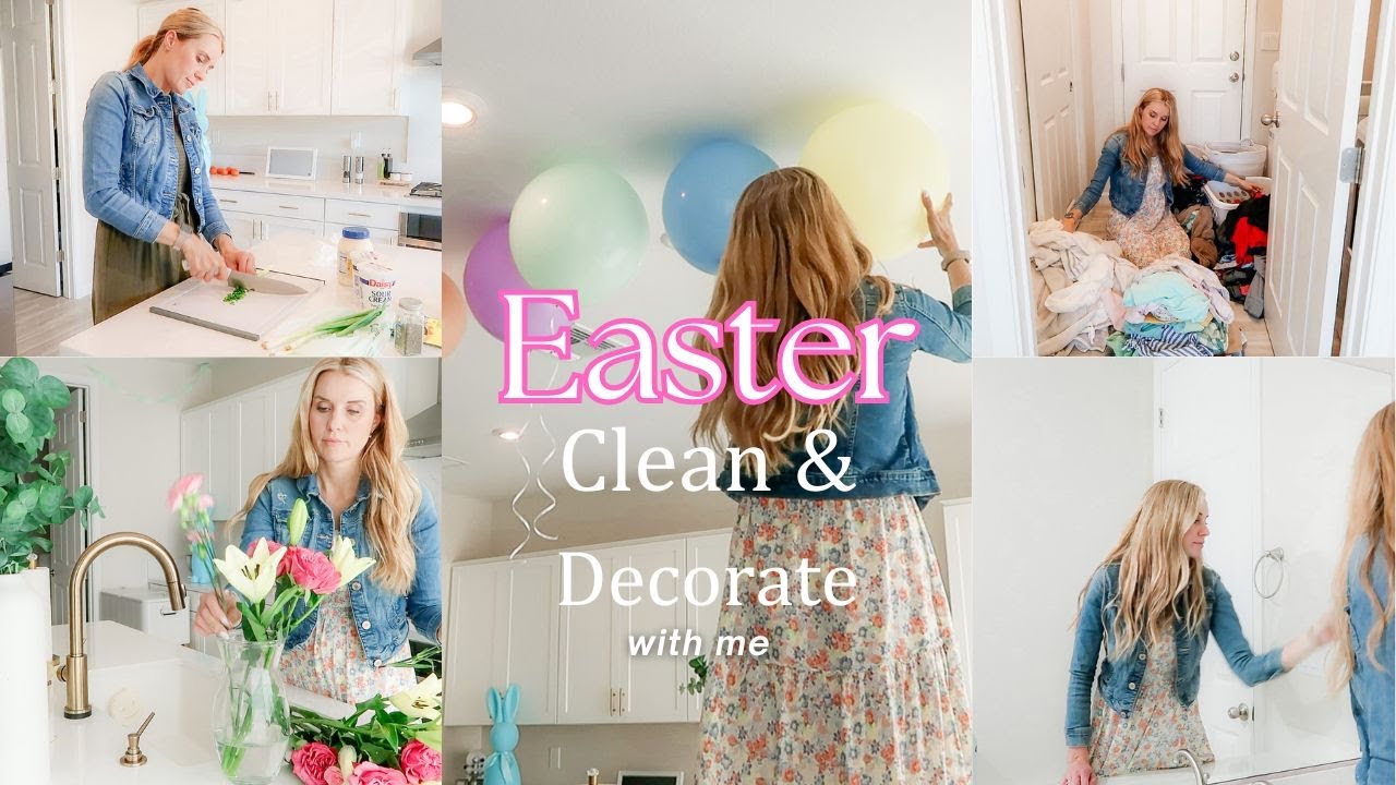 Speed Clean With Me: Refresh My House After Easter Party + Light Decor