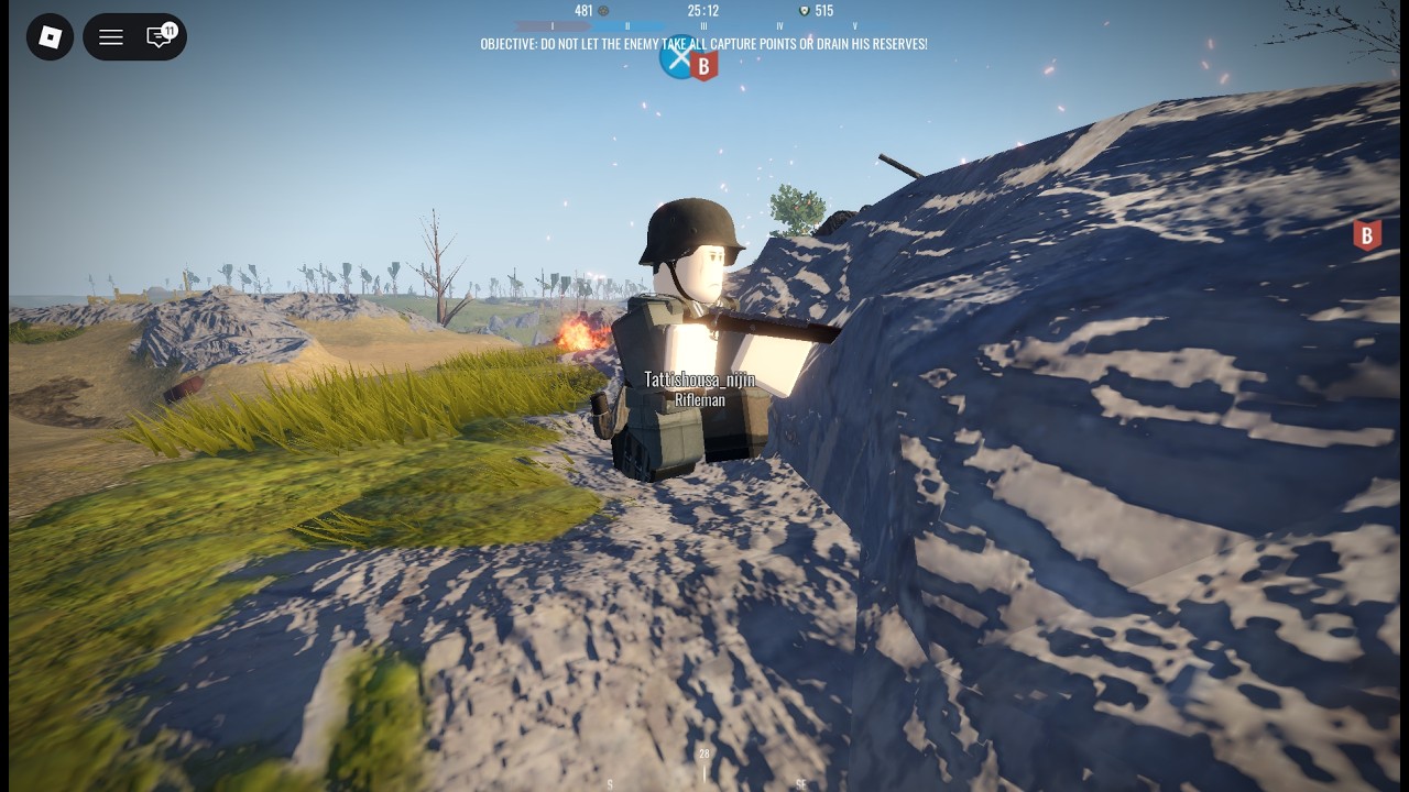 Roblox Warfronts ww2 sniper gameplay 69 Roblox 2026 02 22 11 57 52