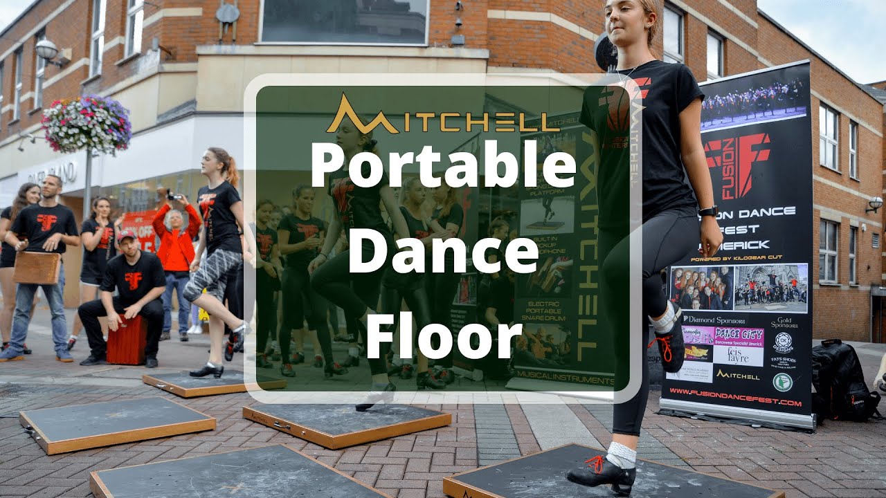 Portable Dance Floor | Fusion Dance Fest Crew Street Performance |  Mitchell Music