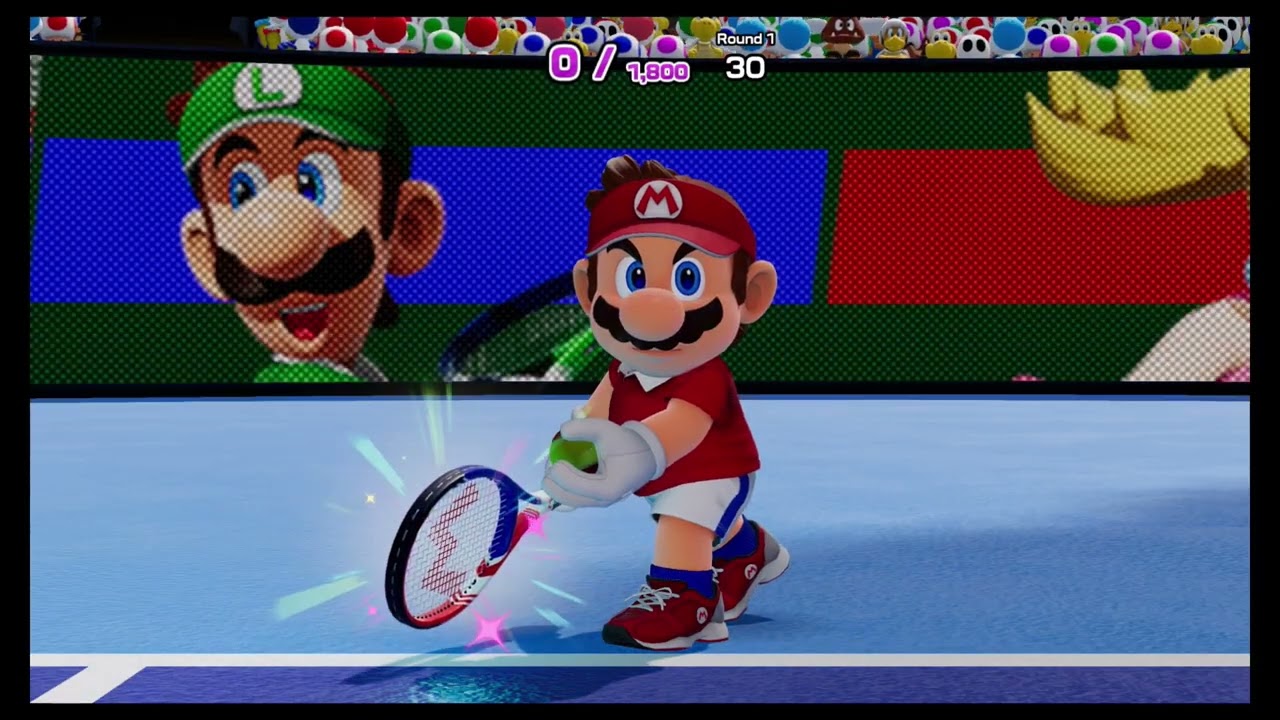 Mario Tennis Fever: 4P Co-op Ring Shot
