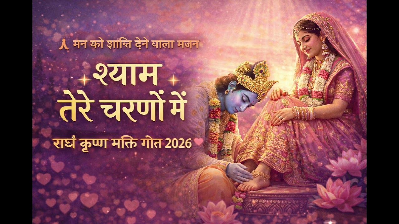 श्याम तेरे चरणों में । Krishna bhajan । Radha Krishna bhajan । Bhajan । Khatu shyamji bhajan