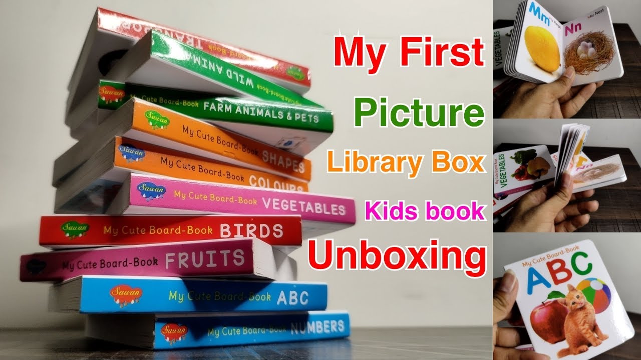 My First Picture Library Box | Gift Set For Kids book | Unboxing in Hindi