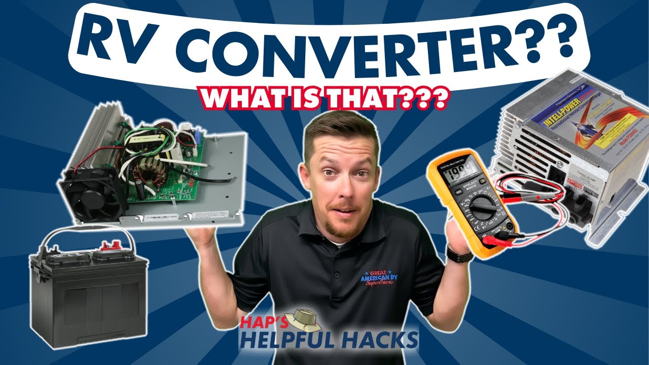 What is an RV convertor and how do I test it for operation?