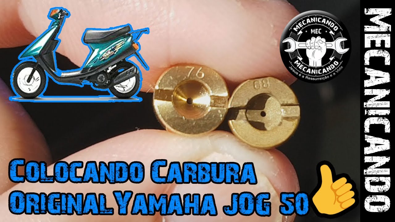 COLOCANDO CARBURADOR ORIGINAL - FICOU BOM??? 🚧 PROJETO YAMAHA JOG 50 🚧