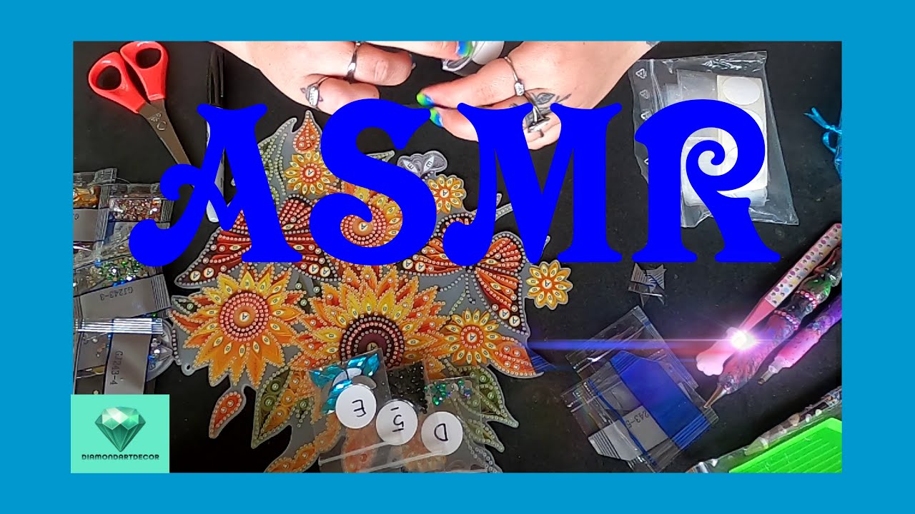 ASMR 💧 Une Journee De Pluie 💧 [Diamond Painting]