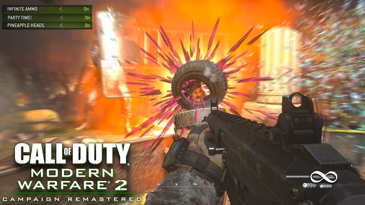 Modern Warfare 2 Remastered ALL CHEATS Gameplay | MW2 Remastered All 21 Intel Cheats & Mods Showcase