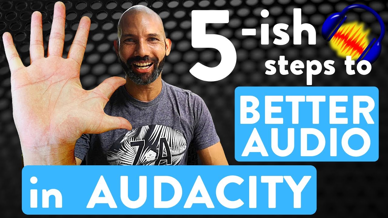5-ish steps to better audio in audacity (with bonus help)
