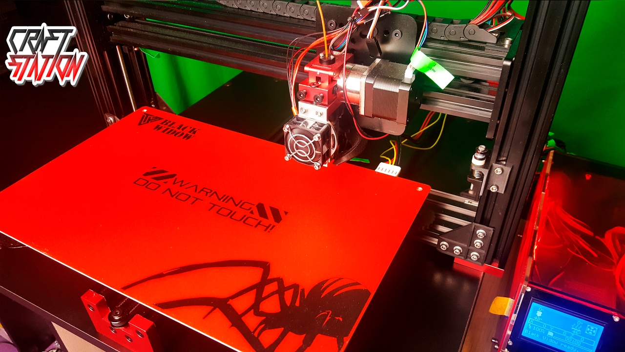 3D Принтер TEVO BLACK WIDOW Распаковка
