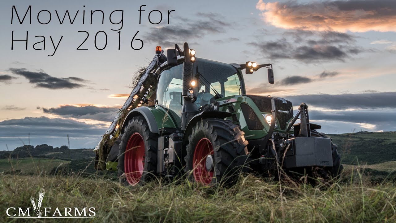 CM Farms - Mowing for hay 2016 - 4k