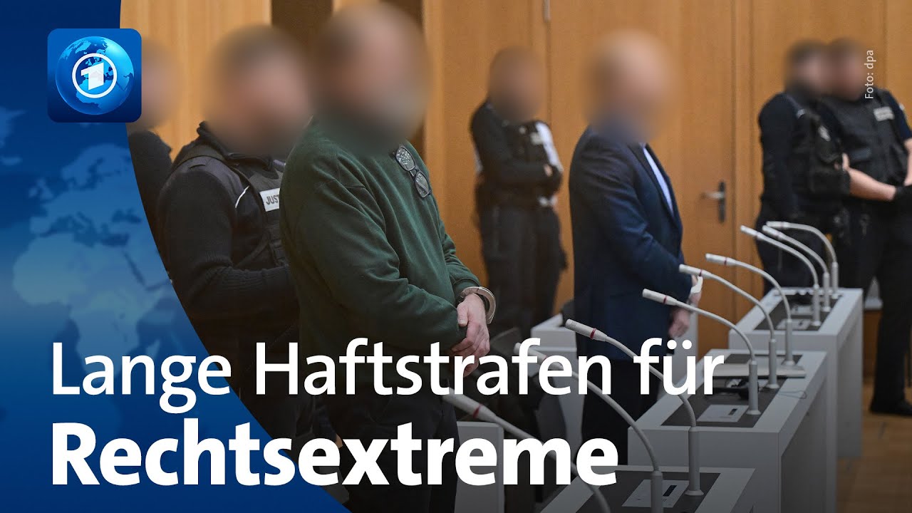 Lange Haftstrafen für Rechtsextreme der „Gruppe S.“