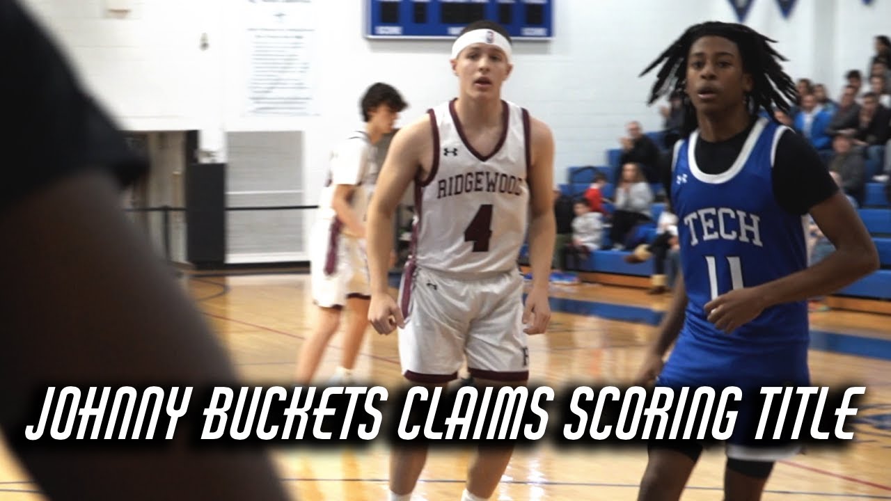 JOHNNY JACKSON BREAKS RIDGEWOOD HIGH SCHOOL ALL-TIME SCORING RECORD ! DROPS 24 IN 3 QUARTERS