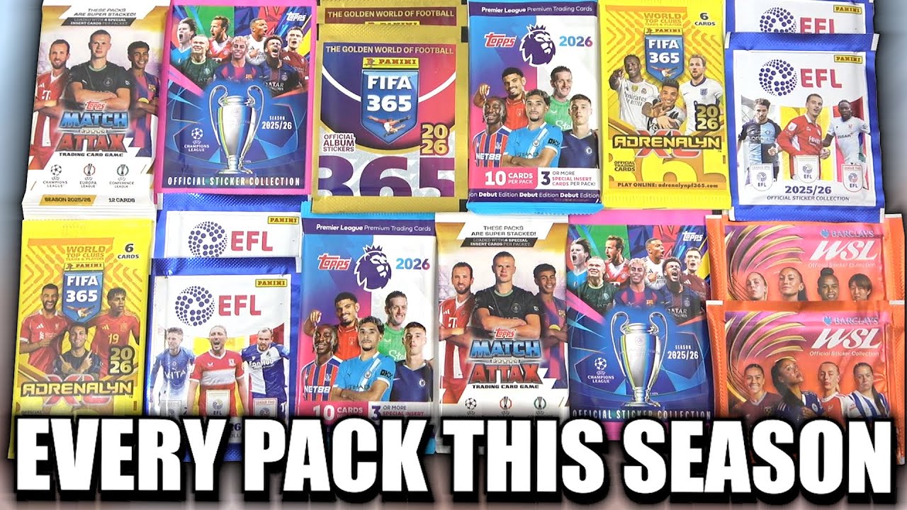 EVERY 2025/2026 PACK Opening | All Collections This Season | MATCH ATTAX | ADRENALYN XL | FIFA 365