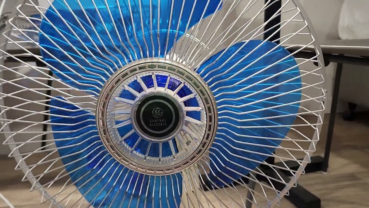1980s General Electric FO41 Table Fan Overview and switch repairs