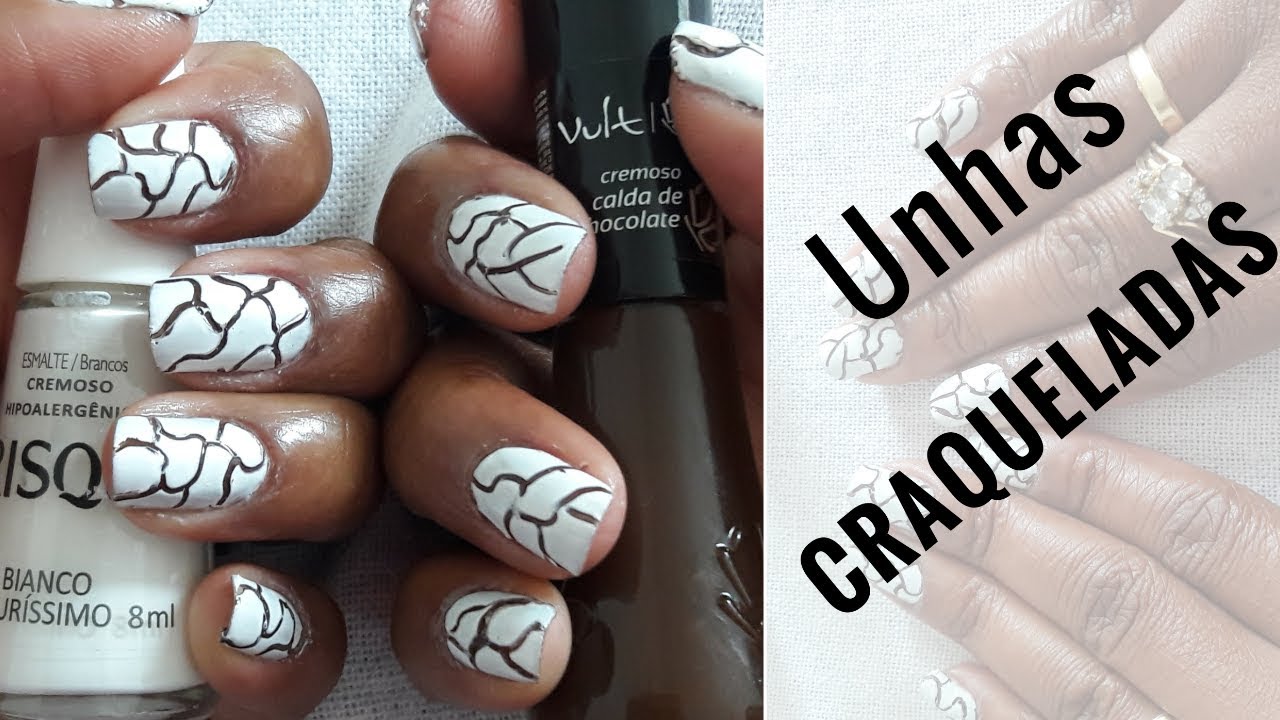 UNHAS CRAQUELADAS  ( Rachaduras ) | Unhas decoradas