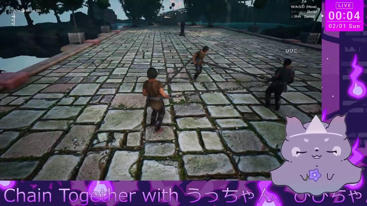 【コラボ配信】Chain Together with うっちゃん、ひびちゃん