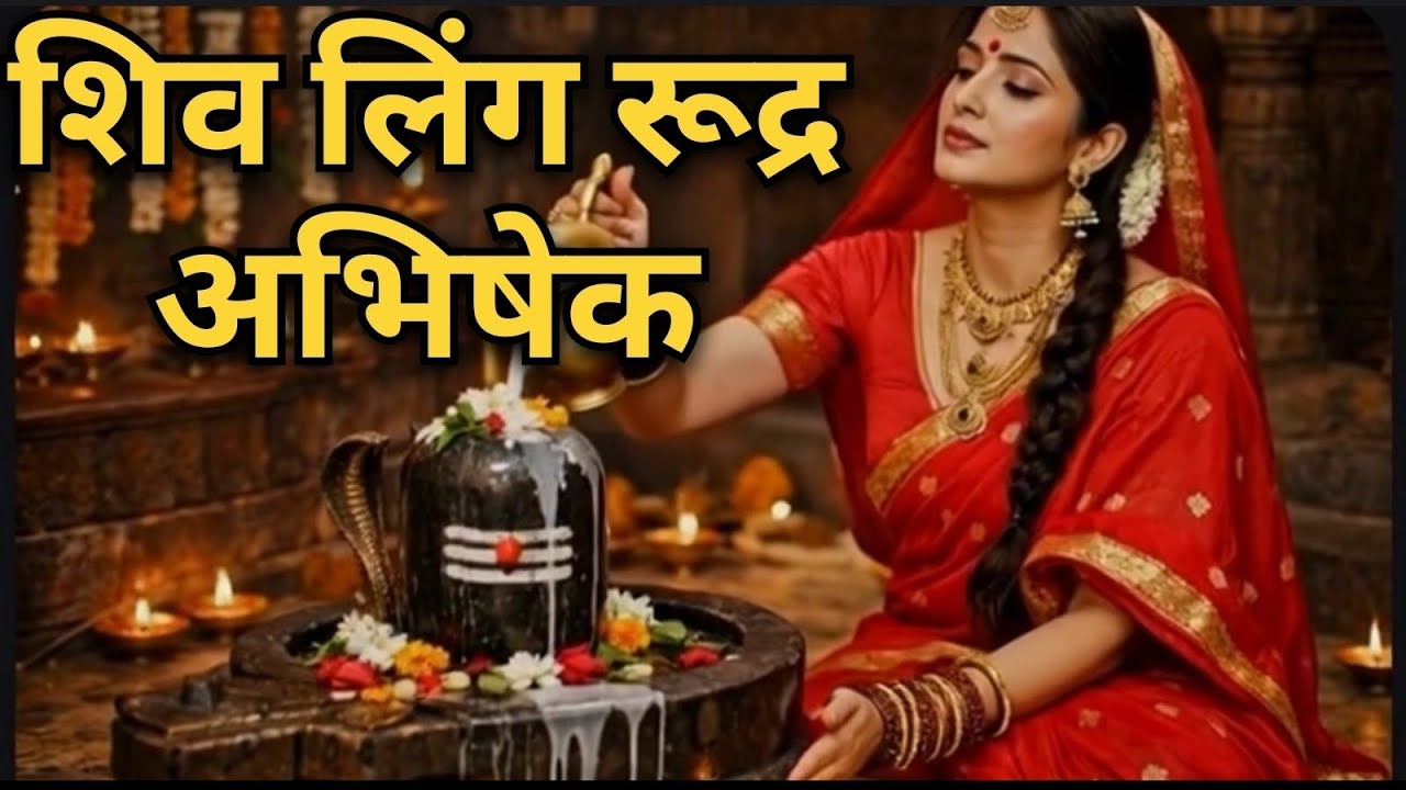 शिव लिंग रूद्र अभिषेक 🔱 Har Har Mahadev 🙏| Om namah shivaya #mahadev 