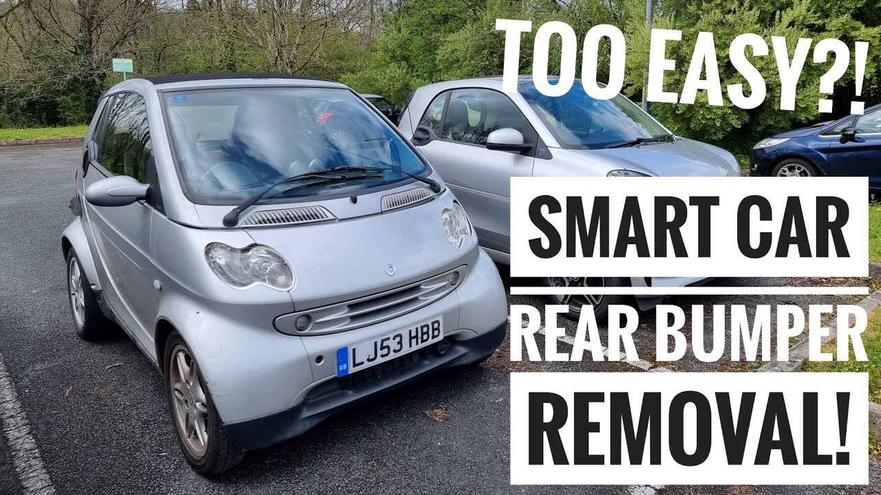 Smart Car (450) Rear Bumper Removal - SO EASY!!