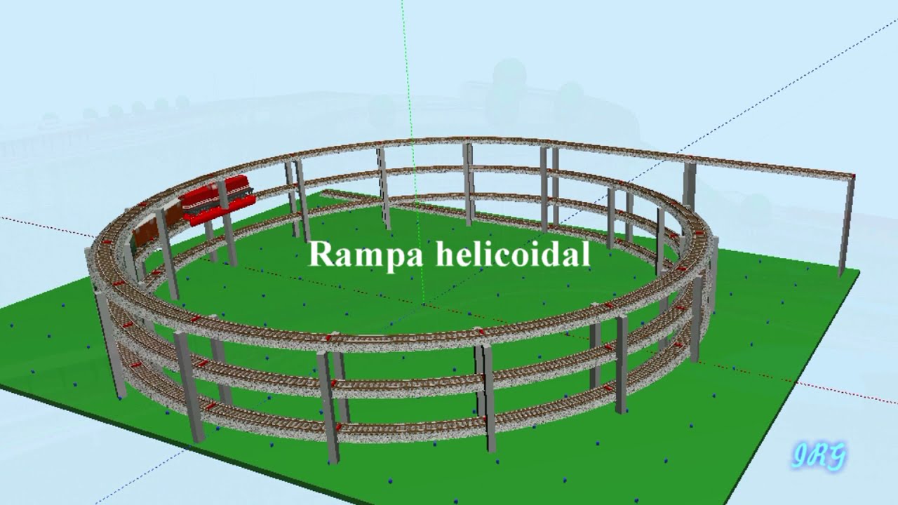 SCARM rampa helicoidal