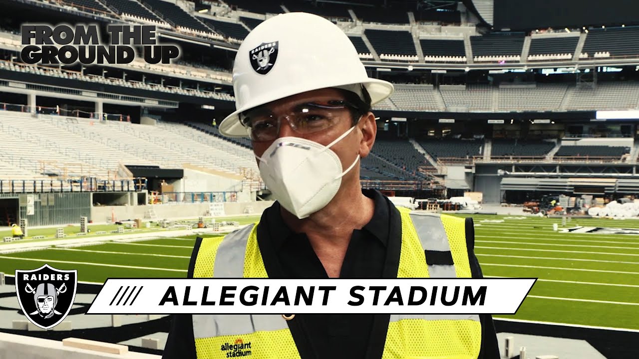 David Manica Gives an Exclusive Tour of Allegiant Stadium | From The Ground Up | Las Vegas Raiders