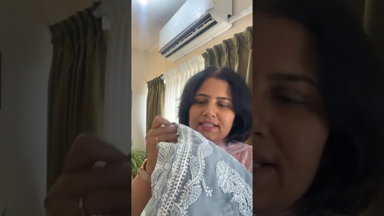 Georgette Chikankari Handwork Sarees from Lucknow by @swadescreations #saree #fashion 