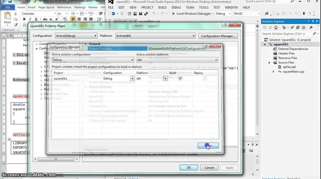 Using DLL(C++) in Excel VBA