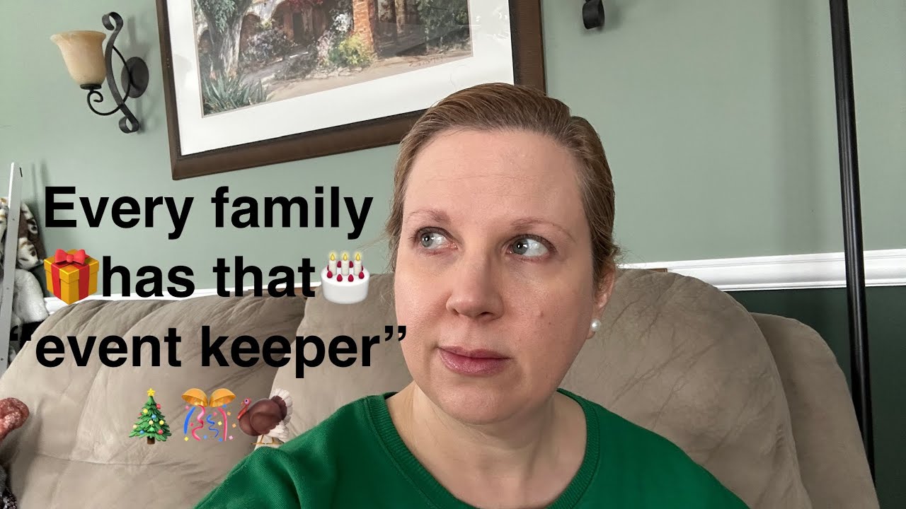 I stopped being the family event keeper and everything changed