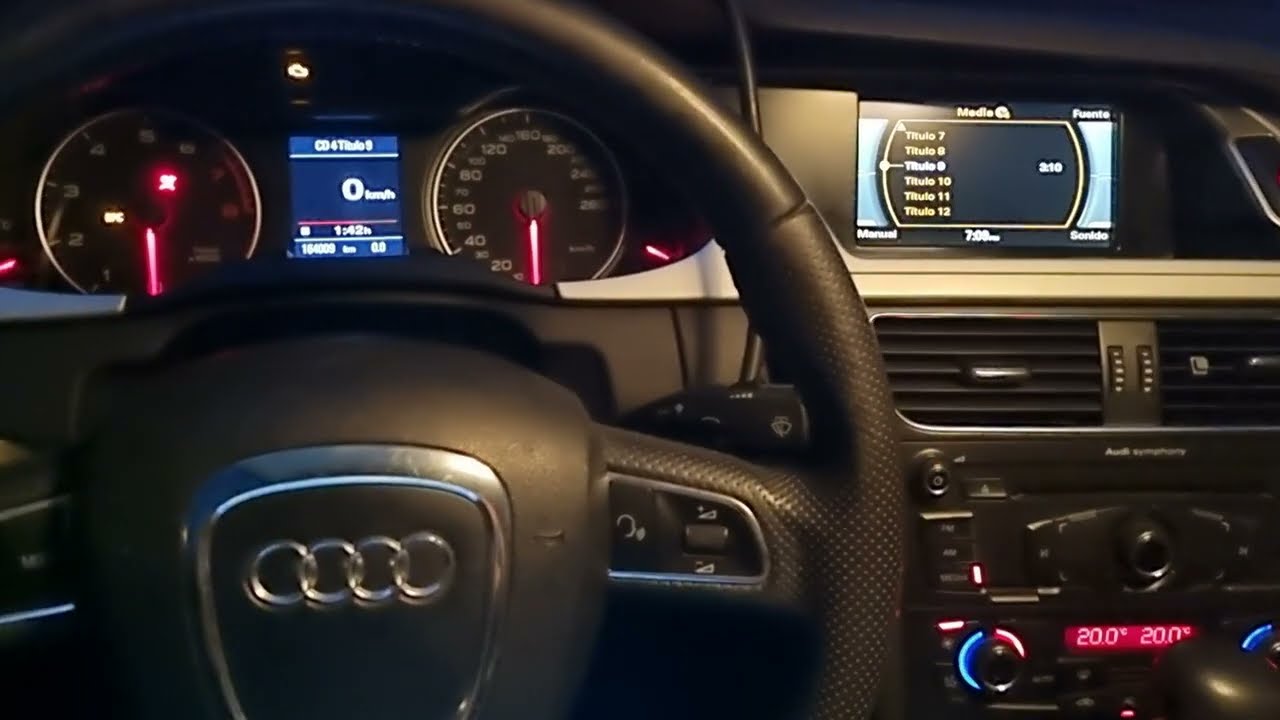 Reset de Servicio e Inspección, Audi A4 2009