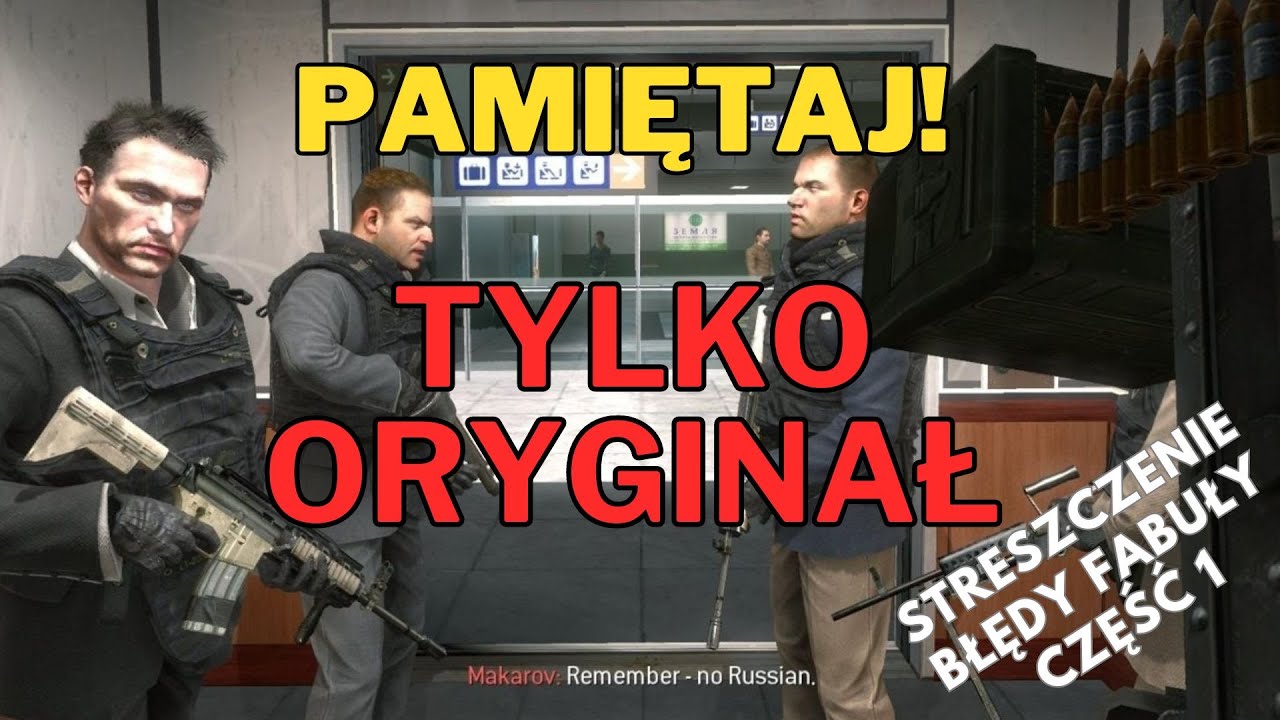 Call of Duty Modern Warfare 2 Streszczenie i Błędy Fabuły część 1