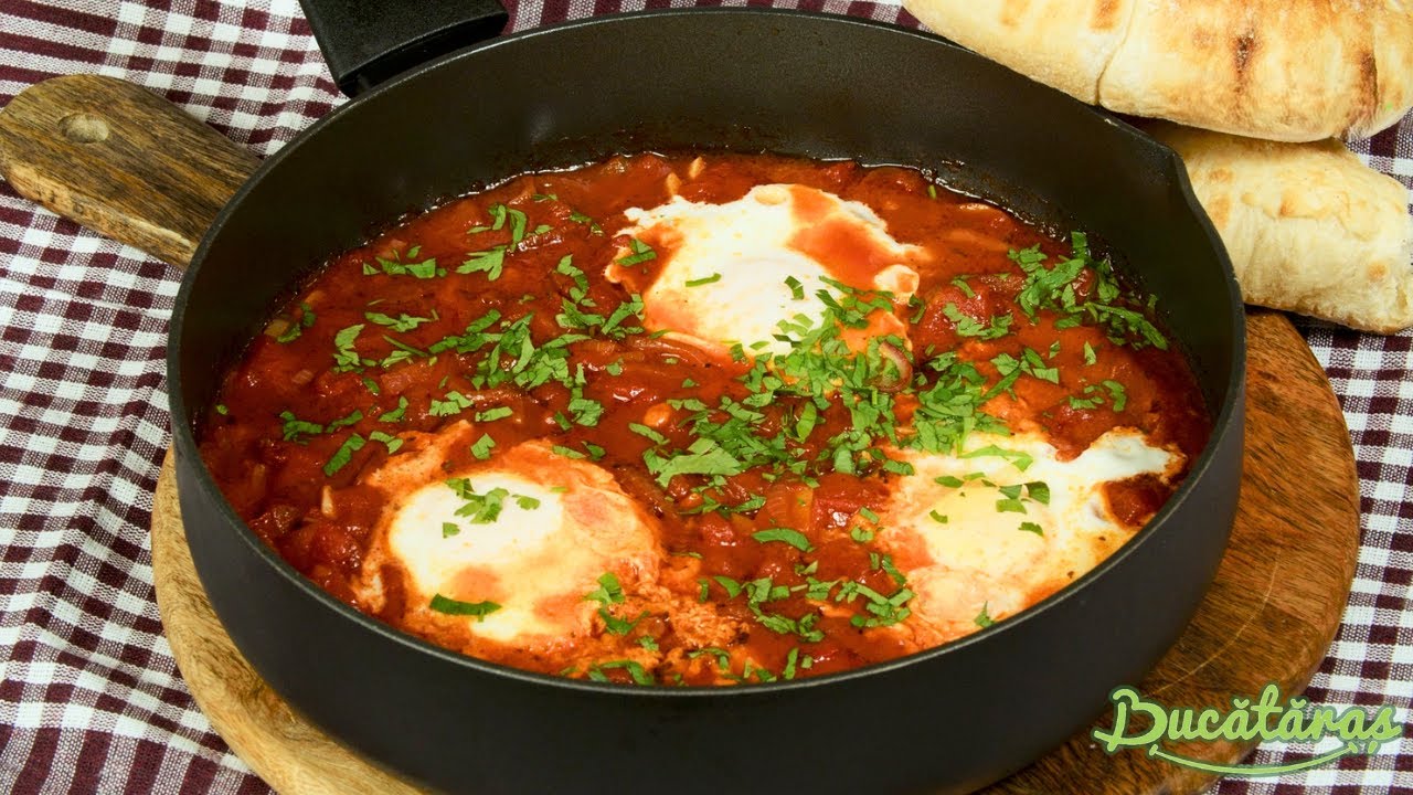 Nu te vei mai satura de aceasta reteta de mic dejun - SHAKSHUKA | Bucataras TV
