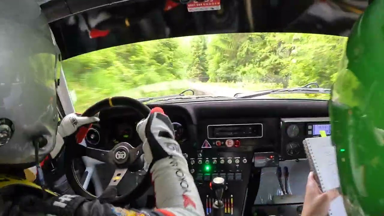 Rallye du Chablais 2022 ES9 Colombey Muraz inboard (C.Blanchard-J.Gassmann, Ford Escort mk2 Gr4 VHC)