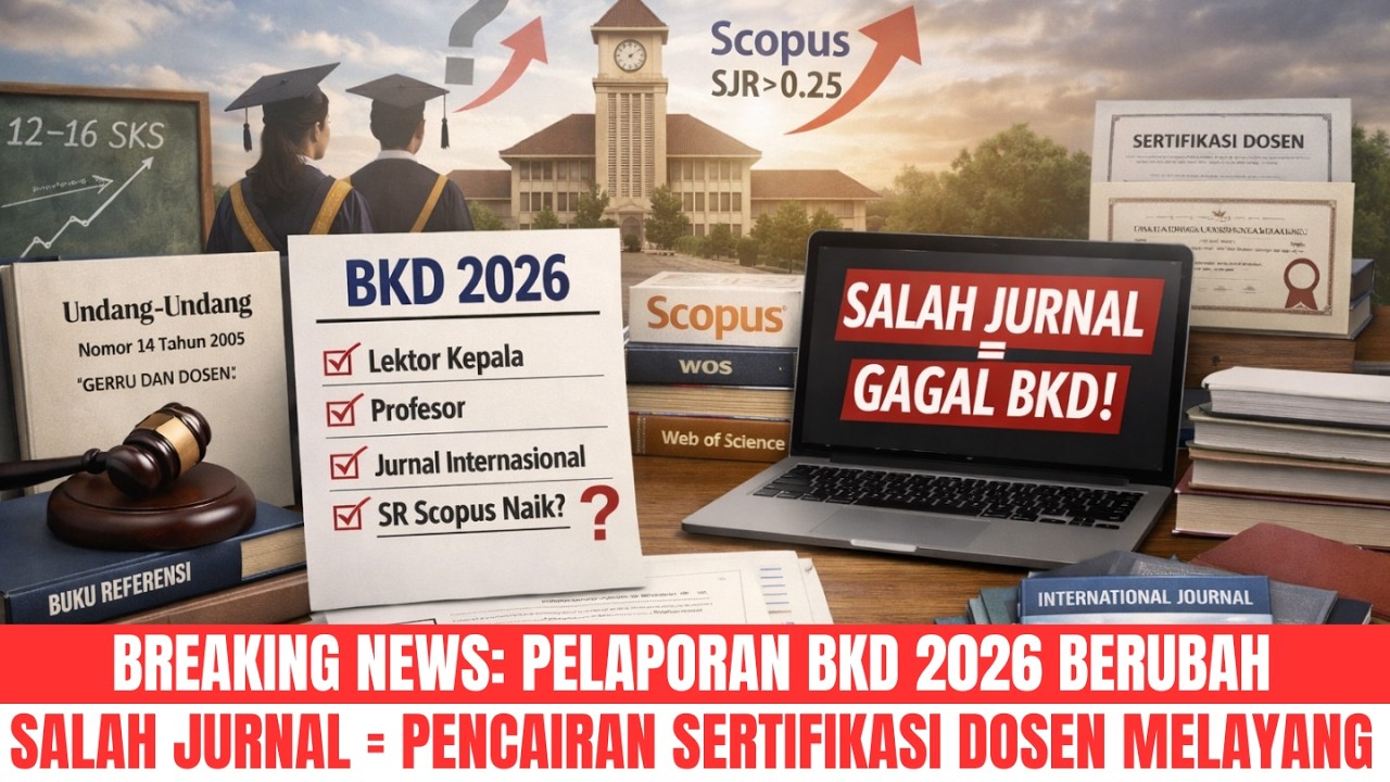 PELAPORAN BKD 2026: KEWAJIBAN LK DAN PROFESOR MENGIKUTI ATURAN TERBARU JURNAL | MIMBAR INTELEK