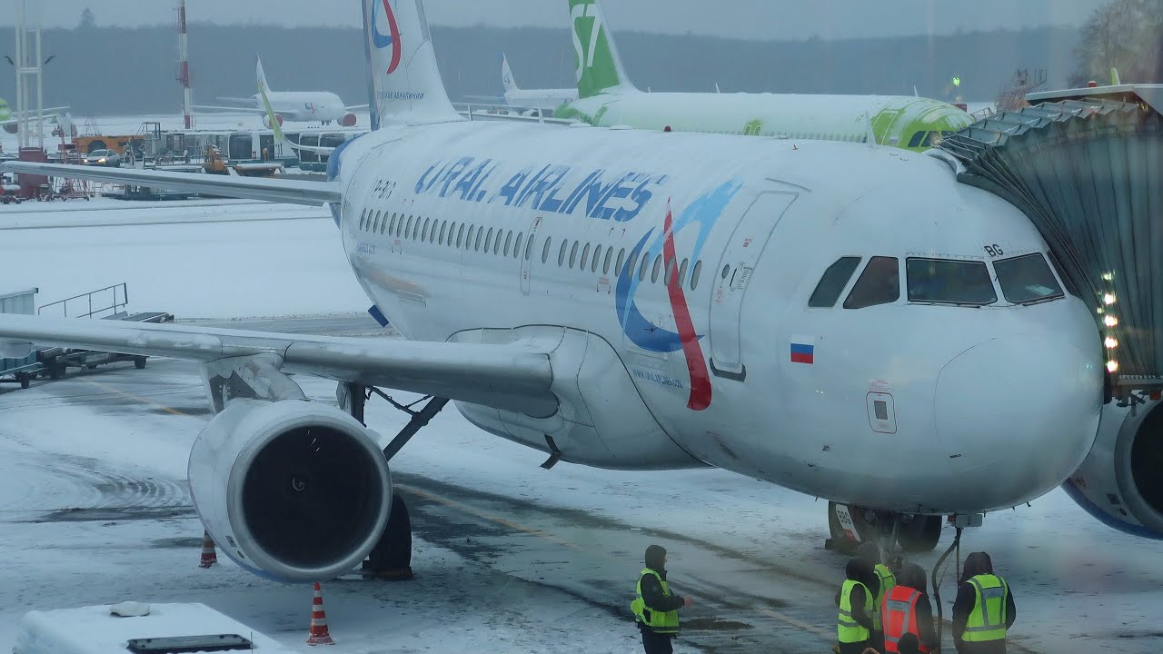 Airbus A319 а/к Уральские авиалинии | Рейс Москва - Санкт-Петербург