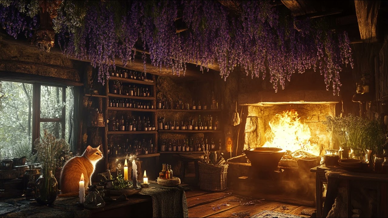 🌿 The Witch's Cottage — Cozy Herbalist Fantasy Ambience | 
Warm Music & Magical Soundscapes for D&D