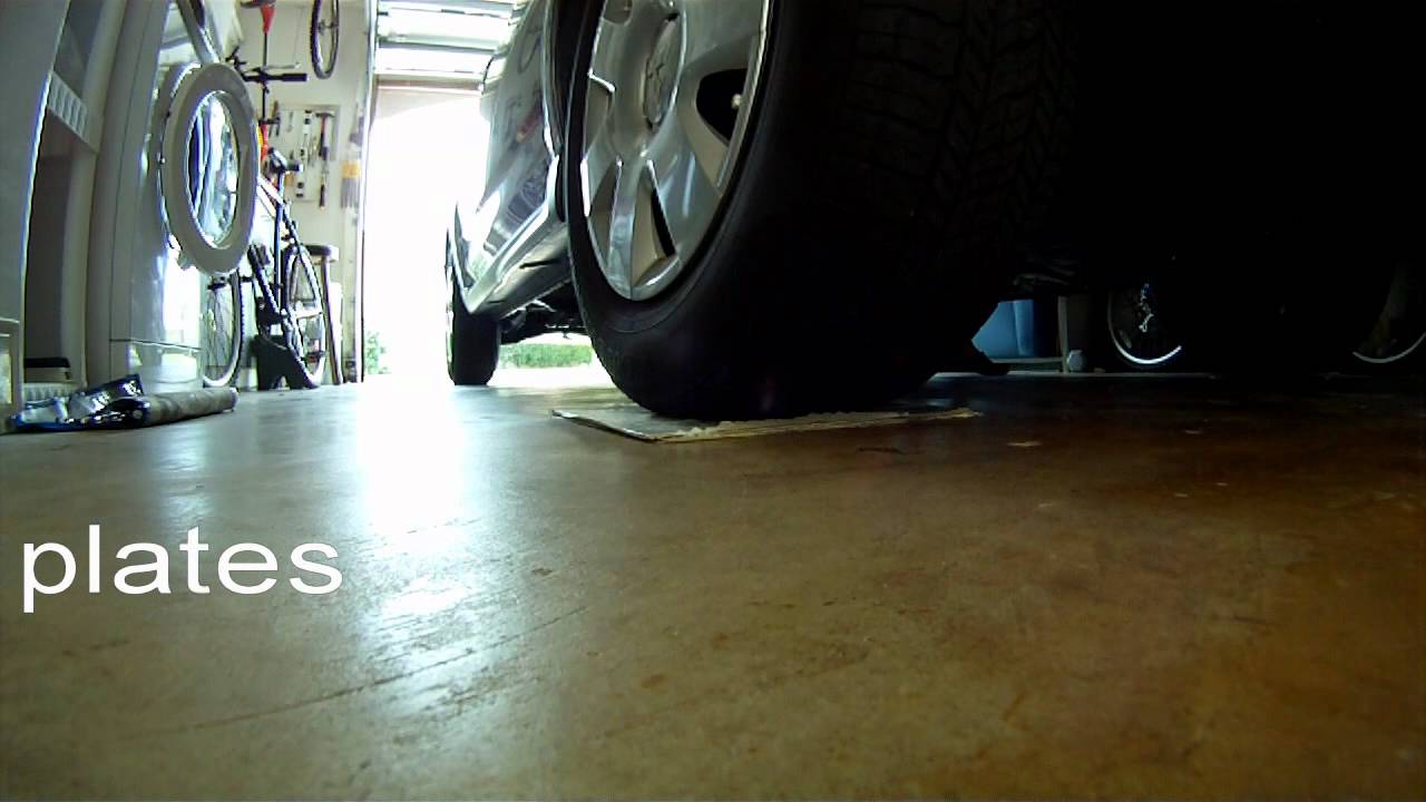 Homemade wheel Alignment plates