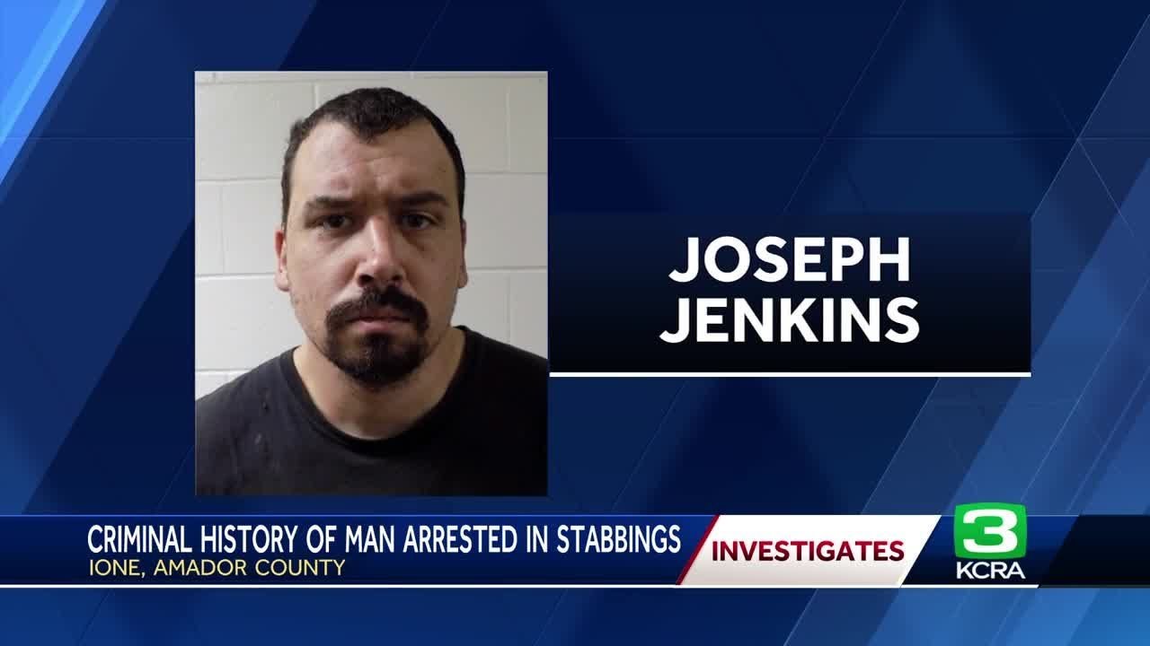 Who is Joseph Jenkins, the man with a criminal history accused of Ione triple stabbings?