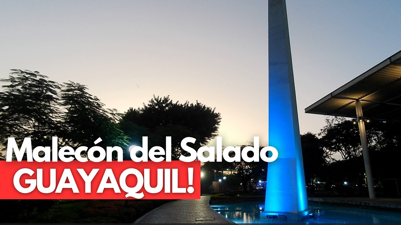 ¡Guayaquil 2025!  l Malecón del Salado y alrededores l 4K panoramic road