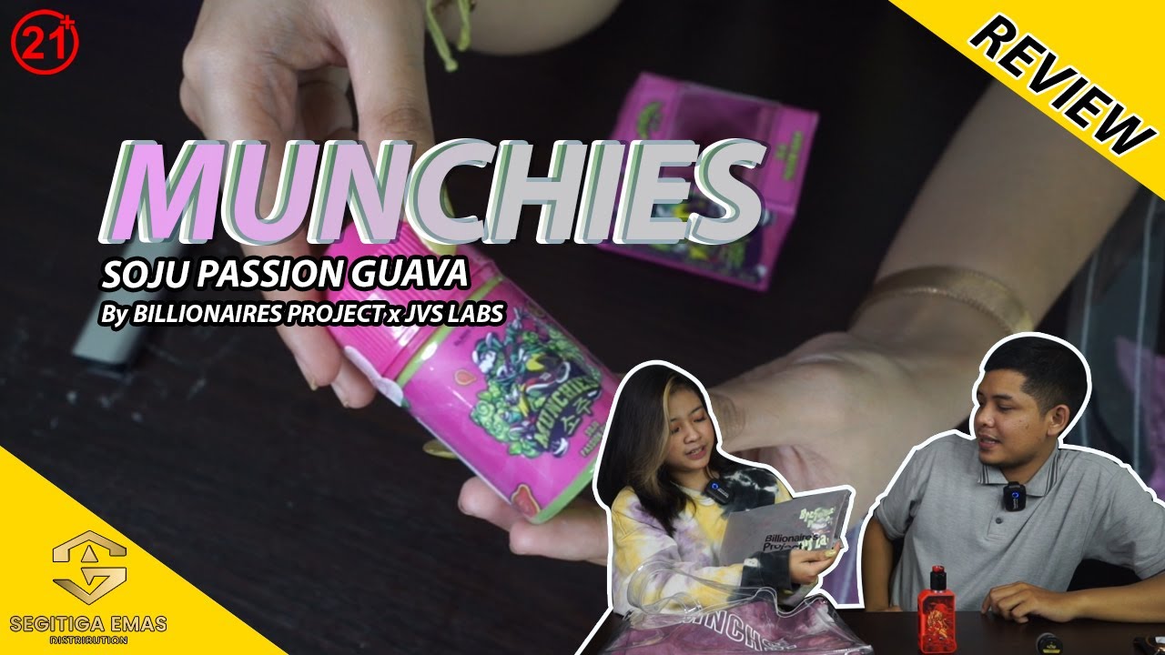 REVIEW - MUNCHIES SOJU PASSION GUAVA By BILLIONAIRES PROJECT x JVS LABS