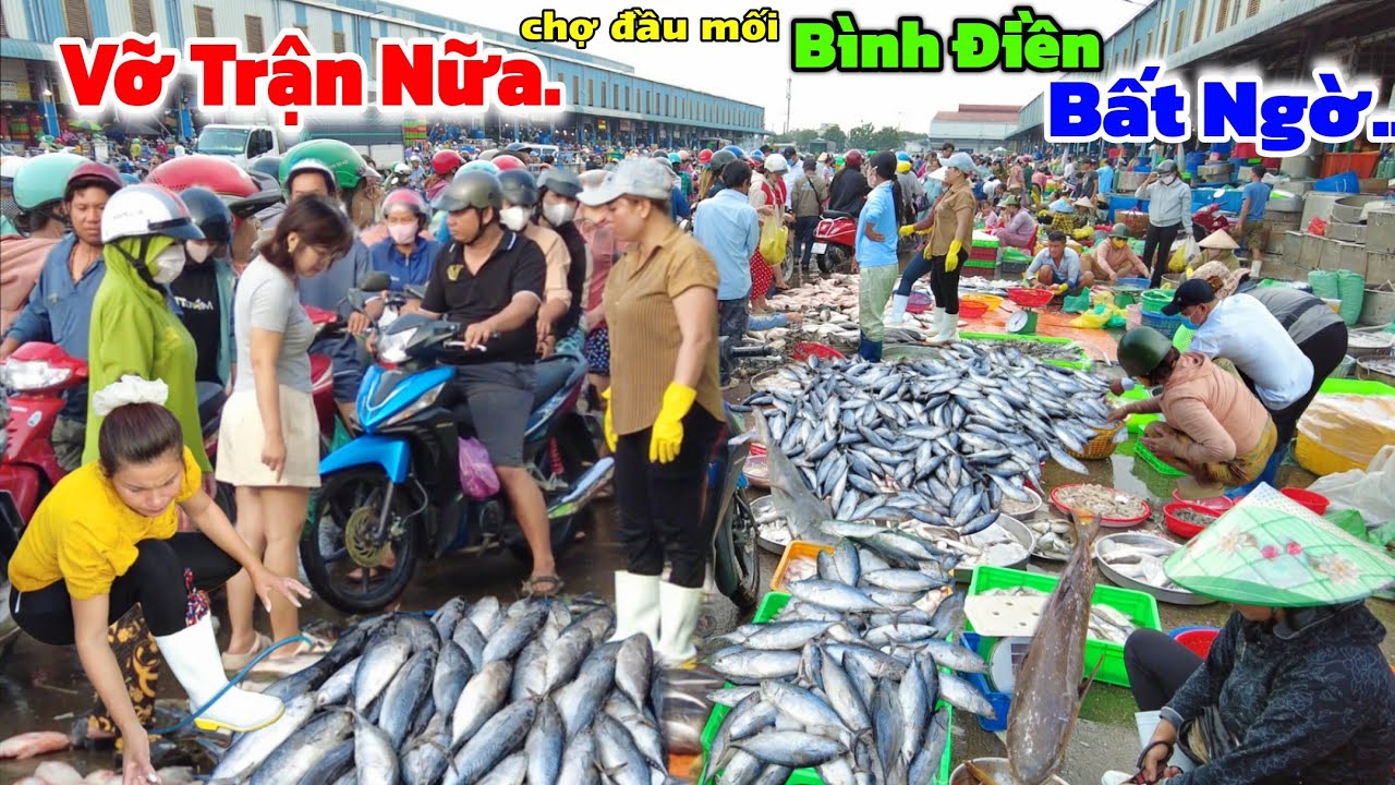 Sáng chủ nhật chợ Bình Điền te tua