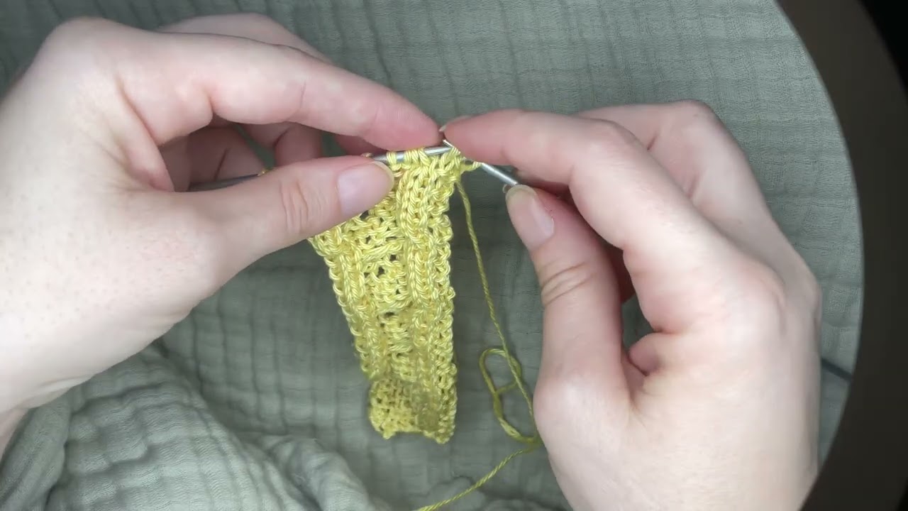 Slip Stitches to Right Needle