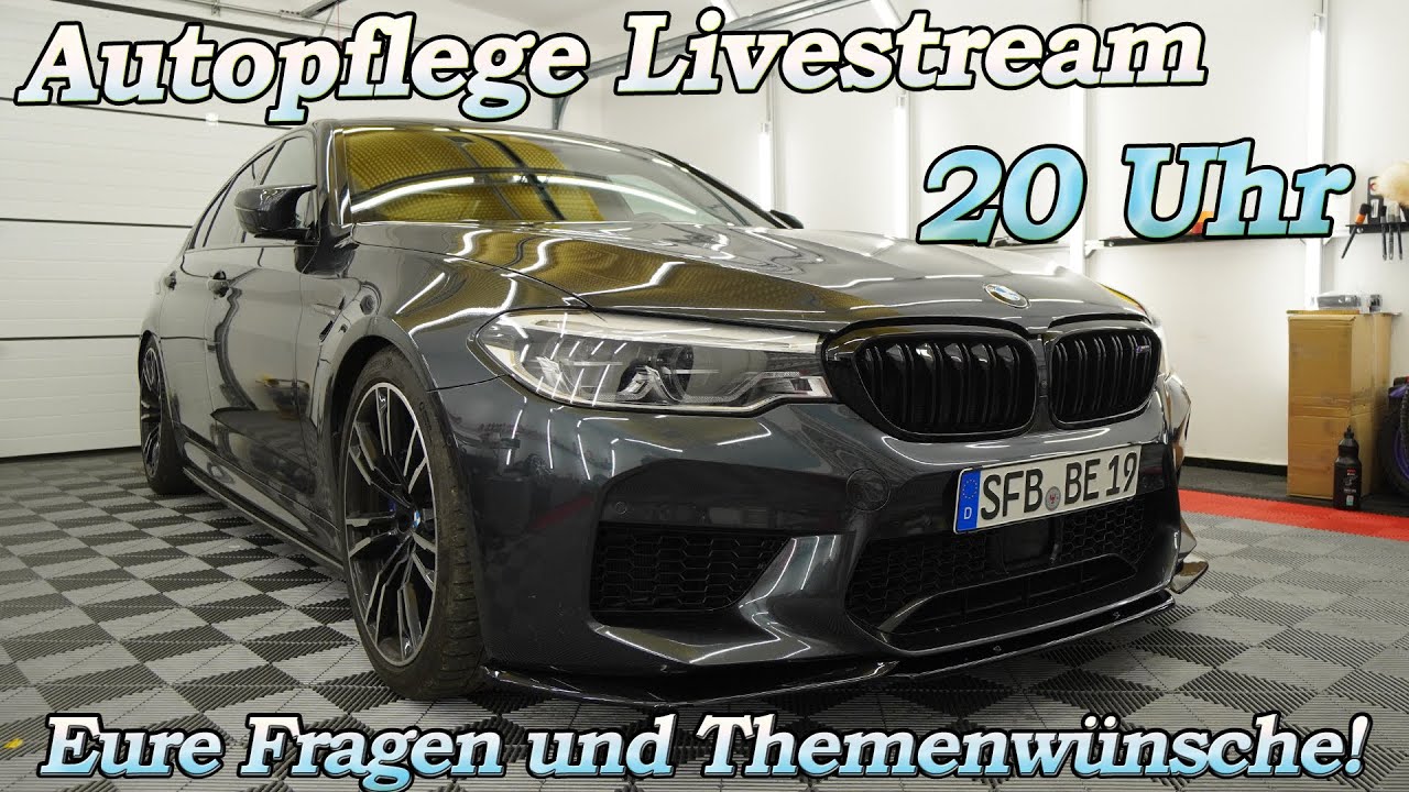 LIVESTREAM Autopflege Live 20:00 mit euren Fragen und Themen mit Andreas und Sebastian