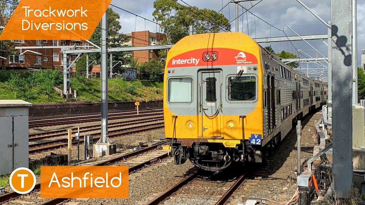 Sydney Trains Vlog 1690: Ashfield Trackwork Diversions