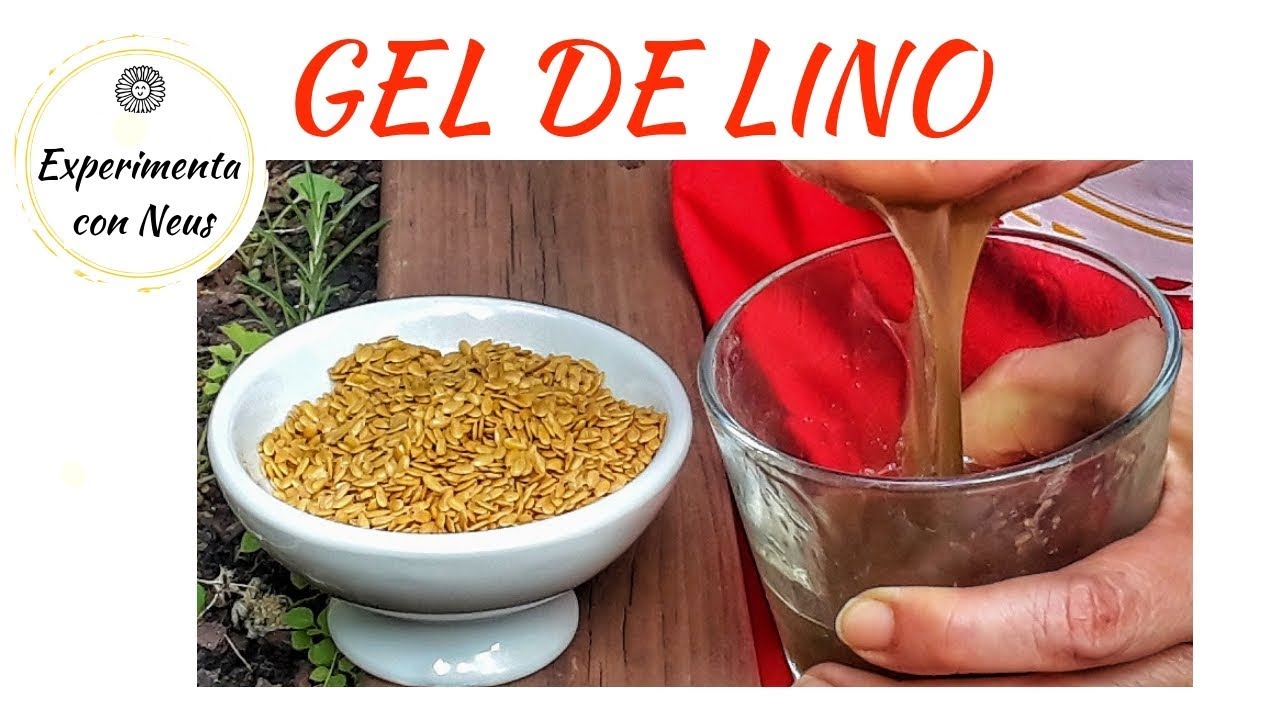 Gel de lino casero. Mucílago de lino. Tutorial