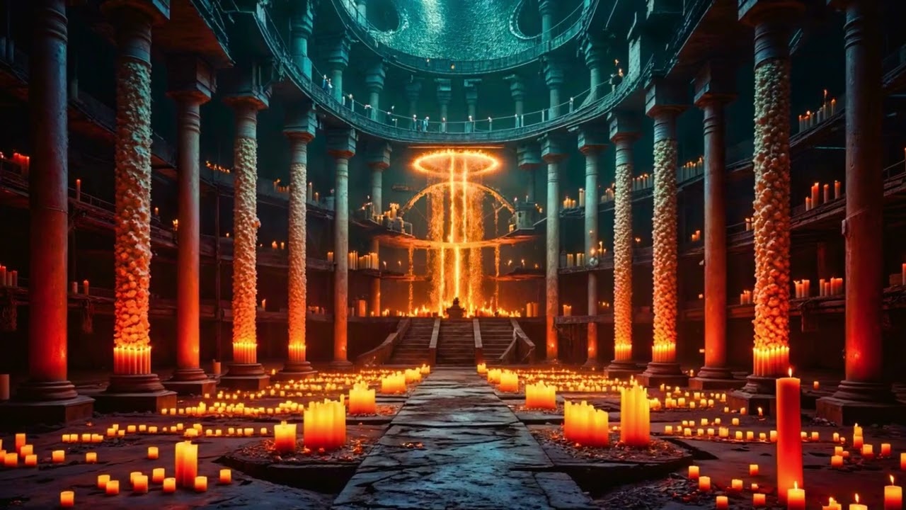 Mystic Underground Dungeon 3D Audio - Dark Ambient Candlepunk Atmosphere for Study (1 Hour Loop)