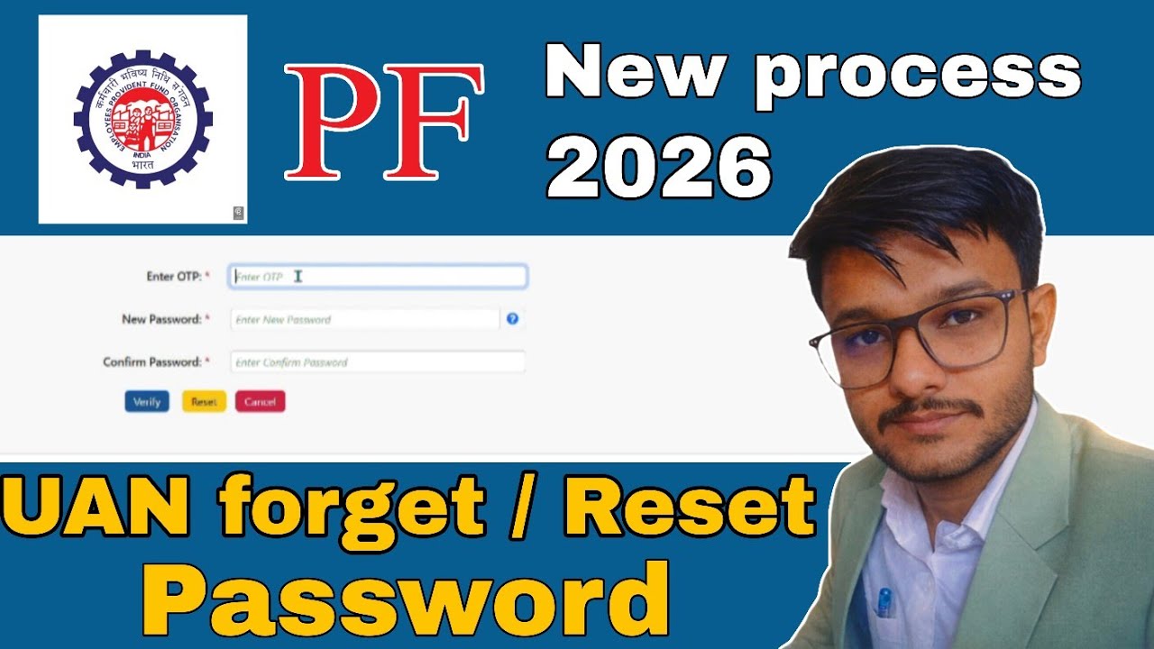 UAN Password भूल गए? 2 मिनट में New, Reset ,forget करें | UAN Login Password Reset 2026 Step by Step