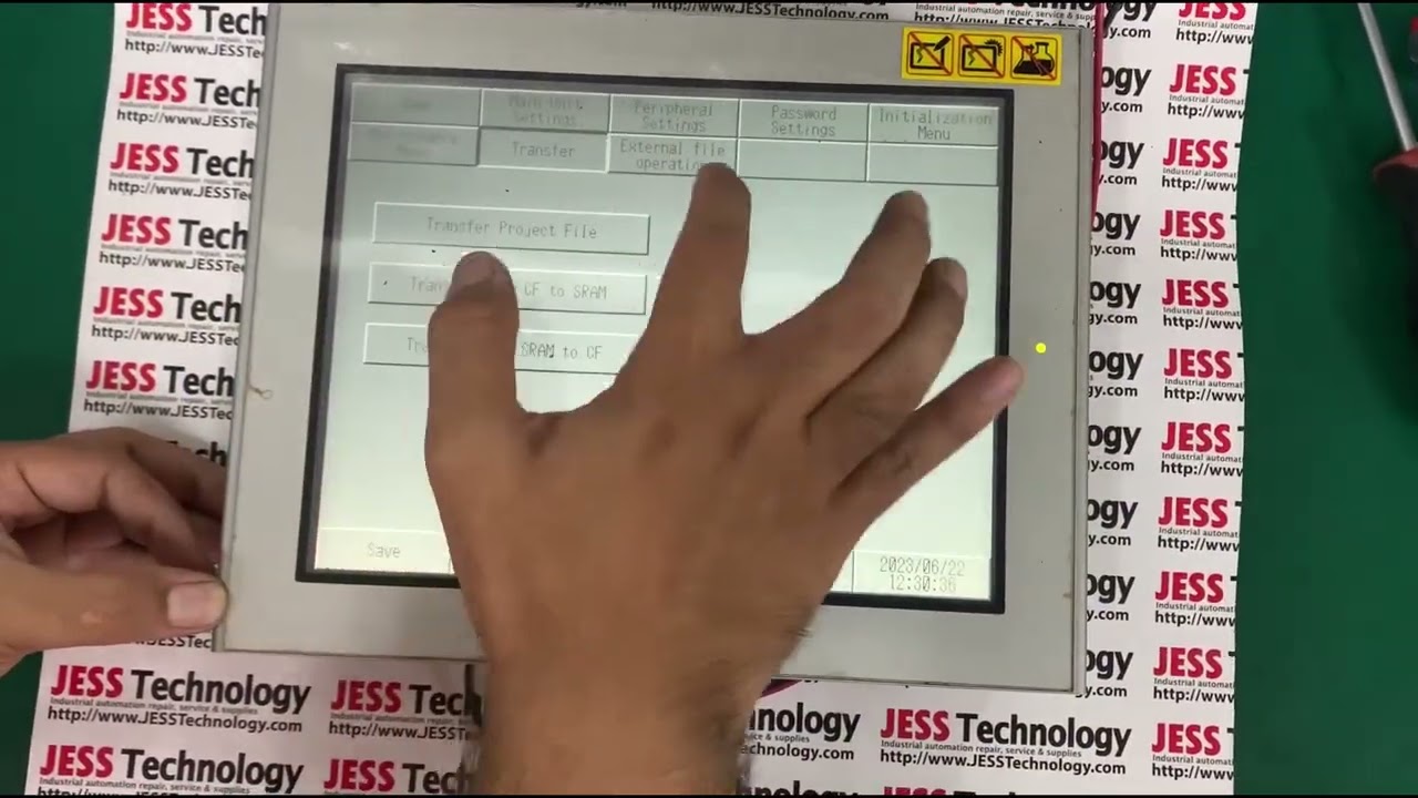 Repair PROFACE AGP3500 T1 D24  Screen Blur and Blackout  Jess Technology Malaysia
